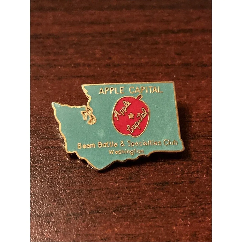 Washington Apple Capital Beam Bottles And Specialties Club Lapel Hat Pin
